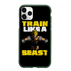 Чехол iPhone 11 Pro матовый Train Like a Beast