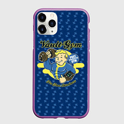 Чехол iPhone 11 Pro матовый Vault Gym, цвет: 3D-фиолетовый
