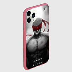 Чехол iPhone 11 Pro матовый Ли Син, цвет: 3D-малиновый — фото 2