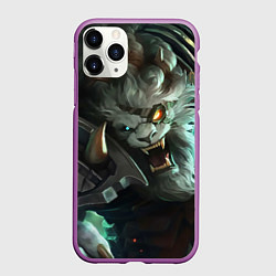 Чехол iPhone 11 Pro матовый Ренгар, цвет: 3D-фиолетовый