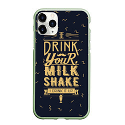 Чехол iPhone 11 Pro матовый Milk Shake, цвет: 3D-салатовый