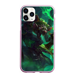 Чехол iPhone 11 Pro матовый Twitch, цвет: 3D-розовый