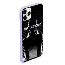 Чехол iPhone 11 Pro матовый Brazzers - контрсвет, цвет: 3D-светло-сиреневый — фото 2