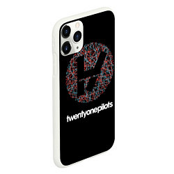 Чехол iPhone 11 Pro матовый Twenty one pilots, цвет: 3D-белый — фото 2