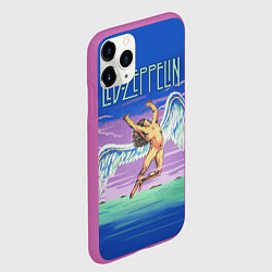 Чехол iPhone 11 Pro матовый Led Zeppelin: Angel, цвет: 3D-фиолетовый — фото 2