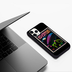 Чехол iPhone 11 Pro матовый Led Zeppelin: Angel Poster, цвет: 3D-черный — фото 2
