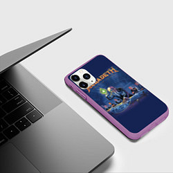 Чехол iPhone 11 Pro матовый Megadeth: Rust In Peace, цвет: 3D-фиолетовый — фото 2