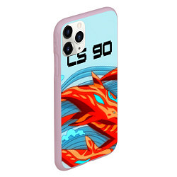 Чехол iPhone 11 Pro матовый CS GO: AR Style, цвет: 3D-розовый — фото 2