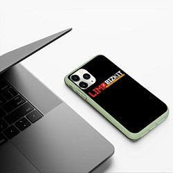 Чехол iPhone 11 Pro матовый Limp Bizkit, цвет: 3D-салатовый — фото 2