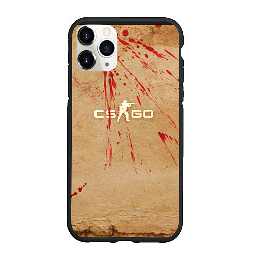 Чехол iPhone 11 Pro матовый CS:GO Blood Dust / 3D-Черный – фото 1