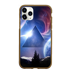 Чехол iPhone 11 Pro матовый Pink Floyd: Space