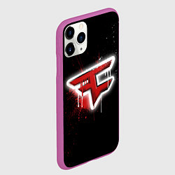Чехол iPhone 11 Pro матовый FaZe Clan: Black collection, цвет: 3D-фиолетовый — фото 2