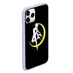 Чехол iPhone 11 Pro матовый Сейлор Мун, цвет: 3D-светло-сиреневый — фото 2