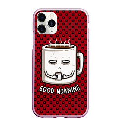 Чехол iPhone 11 Pro матовый Good Morning, цвет: 3D-розовый