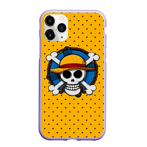 Чехол iPhone 11 Pro матовый One Pirate / 3D-Светло-сиреневый – фото 1