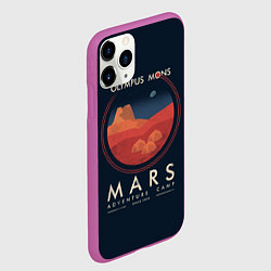 Чехол iPhone 11 Pro матовый Mars Adventure Camp, цвет: 3D-фиолетовый — фото 2