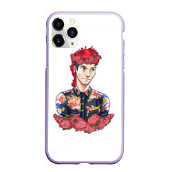 Чехол iPhone 11 Pro матовый Twenty One Pilots: Red Guy, цвет: 3D-светло-сиреневый