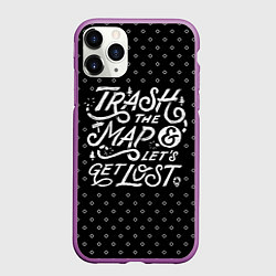 Чехол iPhone 11 Pro матовый Trash the Map