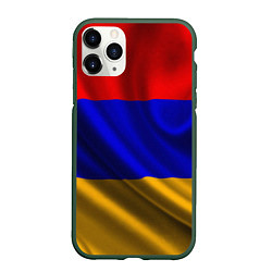 Чехол iPhone 11 Pro матовый Флаг Армения