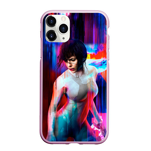 Чехол iPhone 11 Pro матовый Ghost In The Shell 13 / 3D-Розовый – фото 1