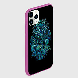 Чехол iPhone 11 Pro матовый Ghost In The Shell 7, цвет: 3D-фиолетовый — фото 2