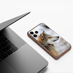 Чехол iPhone 11 Pro матовый Хозяин леса, цвет: 3D-коричневый — фото 2