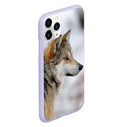 Чехол iPhone 11 Pro матовый Хозяин леса, цвет: 3D-светло-сиреневый — фото 2