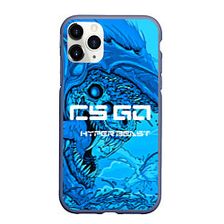 Чехол iPhone 11 Pro матовый CS:GO Cold Hyper Beast, цвет: 3D-серый