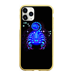 Чехол iPhone 11 Pro матовый Космический Скорпион