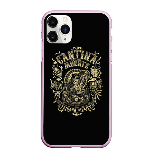 Чехол iPhone 11 Pro матовый Cantina Muente / 3D-Розовый – фото 1