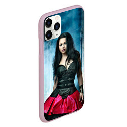 Чехол iPhone 11 Pro матовый Evanescence, цвет: 3D-розовый — фото 2