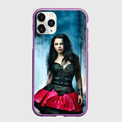 Чехол iPhone 11 Pro матовый Evanescence, цвет: 3D-фиолетовый