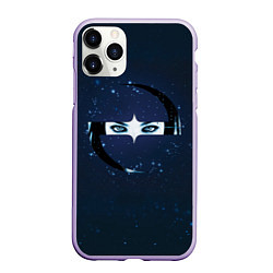 Чехол iPhone 11 Pro матовый Evanescence Eyes, цвет: 3D-светло-сиреневый