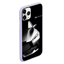 Чехол iPhone 11 Pro матовый Infiniti Sport, цвет: 3D-светло-сиреневый — фото 2