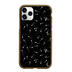 Чехол iPhone 11 Pro матовый Новая жизнь, цвет: 3D-коричневый