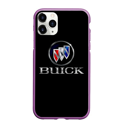 Чехол iPhone 11 Pro матовый Buick / 3D-Фиолетовый – фото 1