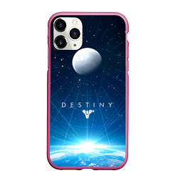 Чехол iPhone 11 Pro матовый Destiny Space, цвет: 3D-малиновый