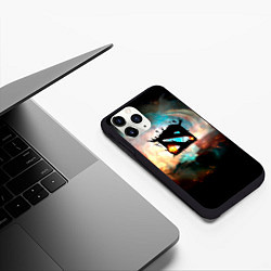 Чехол iPhone 11 Pro матовый Dota 25, цвет: 3D-черный — фото 2