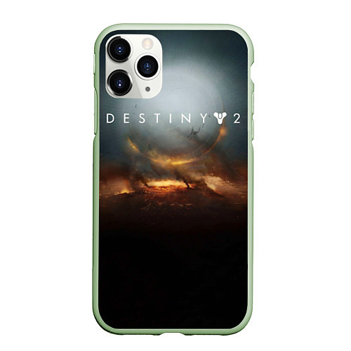 Чехол iPhone 11 Pro матовый Destiny 2 / 3D-Салатовый – фото 1