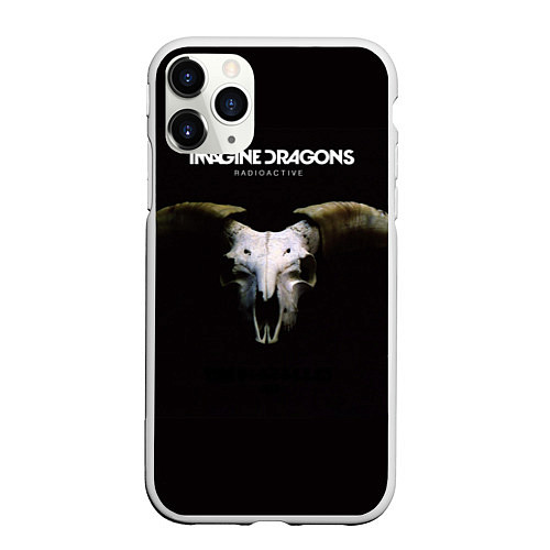 Чехол iPhone 11 Pro матовый Imagine Dragons: Radioactive / 3D-Белый – фото 1