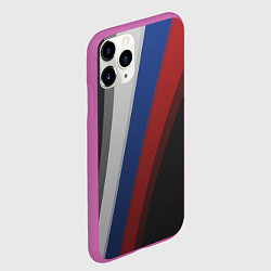 Чехол iPhone 11 Pro матовый Sport Russia, цвет: 3D-фиолетовый — фото 2