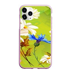 Чехол iPhone 11 Pro матовый Цветочный мир