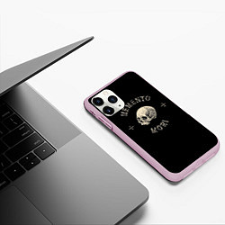 Чехол iPhone 11 Pro матовый Memento Mori, цвет: 3D-розовый — фото 2