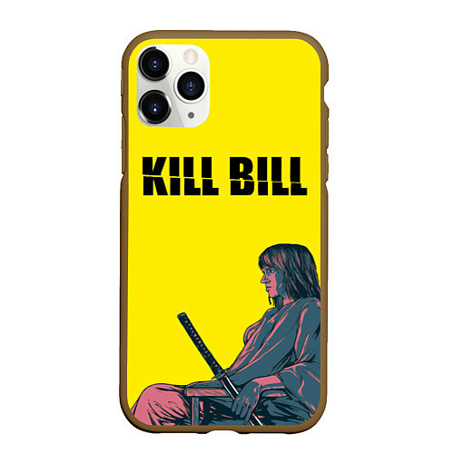 Чехол iPhone 11 Pro матовый Kill Bill / 3D-Коричневый – фото 1