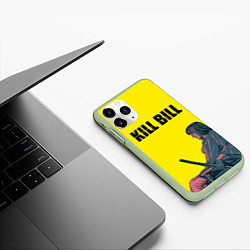 Чехол iPhone 11 Pro матовый Kill Bill, цвет: 3D-салатовый — фото 2