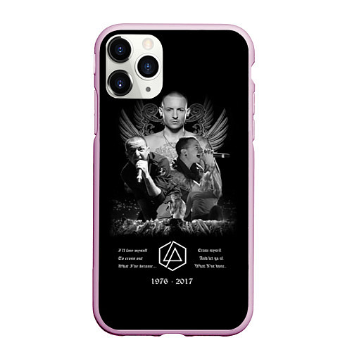 Чехол iPhone 11 Pro матовый Bennington Memories / 3D-Розовый – фото 1