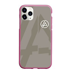 Чехол iPhone 11 Pro матовый Linkin Park: Grey style