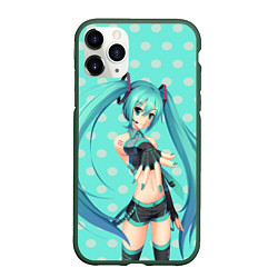 Чехол iPhone 11 Pro матовый Hatsune Miku