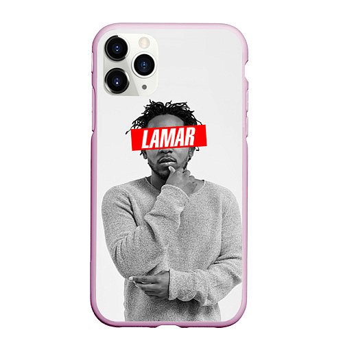Чехол iPhone 11 Pro матовый Lamar Supreme / 3D-Розовый – фото 1