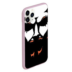 Чехол iPhone 11 Pro матовый Metalocalypse: Dethklok Face, цвет: 3D-розовый — фото 2